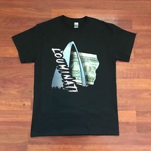 LOUminati logo short sleeve tee (black)